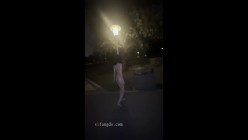 苗条文静眼镜美少女各种户外场景大胆露出，天桥，江边各种人前极限露出，人前女神 人后小狗 截图15