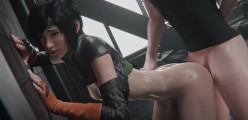 Miwo3x：Yuffie Photoshoot FULL 尤菲 性感女神蜜臀水蛇腰后入中出02 截图12