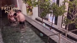 换妻大神，【爱玩夫妻】,【第一次汽车旅馆的交换】第一集 泳池中的激情，四人交换的节奏彻底炸裂 截图2