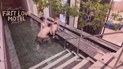 换妻大神，【爱玩夫妻】,【第一次汽车旅馆的交换】第一集 泳池中的激情，四人交换的节奏彻底炸裂 截图9