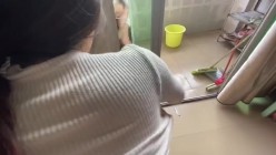 大三艺术生兼职模特 杨豆豆 私房照爱爱视频泄密，帮男友打飞机，镜前后入狂艹 截图4