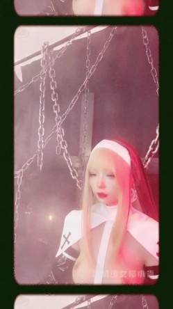 【超美高端罕见露脸露点】极品Cos爆机少女『喵小吉』三月新作《恶堕修女》极致美味蜜穴 淫乱修女的自白 超清4K原版 截图8