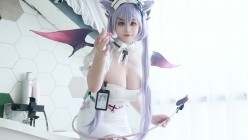 阿雪雪_yuki - 原神 刻晴 魅魔护士 截图10