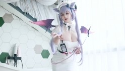 阿雪雪_yuki - 原神 刻晴 魅魔护士 截图12