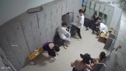 舞蹈班《监控破解》偷拍多位美女学员后台换衣服 截图13
