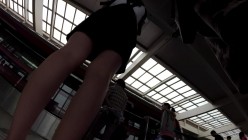 北京地铁商圈CD系列2，掀裙被小姐姐发现差点被打手，大神不怕还继续拍 截图9