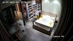 破解家庭摄像头偷拍豪宅夫妻性欲强 ️第二发-出差回来狂抽猛送3天 截图8