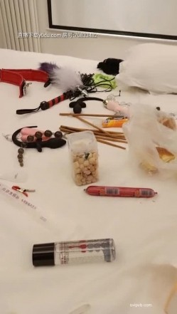 调教女奴，刮毛夹奶爬行,筷子插屁眼，给女主人舔逼,舔脚,喝尿 截图15