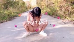 极品颜值女神【mympet】最新露出 啪啪福利，你眼中高高在上的女神在富人眼中只是一只母狗精盆！ 截图12