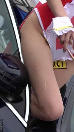 【车模】车展偷拍模特 车模 角度刁钻，全方位视角 截图6