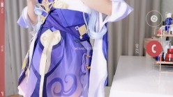 【丝袜美腿控狂喜】国产二次元福利姬Coser「铃木美咲」大尺度私拍《原神》“一边亲亲一边插我”刻晴视频电话淫语手冲高潮颤抖 截图7