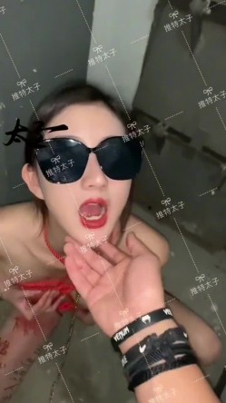 母狗调教训练推特大佬【太子】私拍，各种社死调教反差模特骚女，狗链露出爬行啪啪能玩的都玩了 截图10