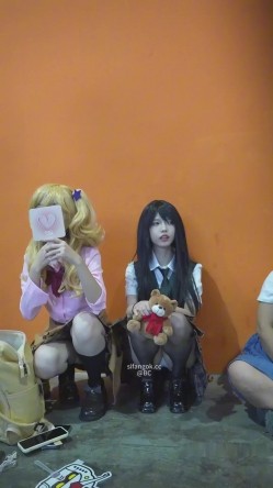 『BCbananacat』街拍系列合集 超美COSER露出好多毛毛 截图16