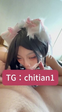 可盐可甜COS抽像福利姬【池甜chitian1】露脸性爱视图，自慰喷水上吊，各种母狗行为 截图11