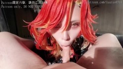 极品百变COSER福利姬【浵卡Tokar】最新作品，COS玛薇卡巨乳白虎馒头穴中出内射 截图4