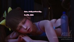 GEN.K ：寝取の假日 04 清纯女友在熟睡的男友旁边被流浪汉轮奸中出 截图3