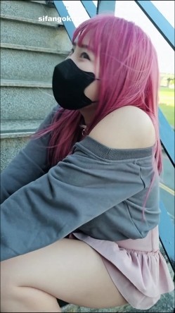 露出调教【小小Q】户外乳夹的秘密 截图11