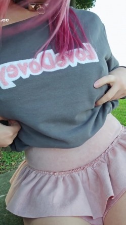 露出调教【小小Q】户外乳夹的秘密 截图15