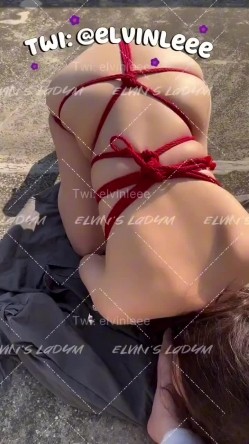 推特顶级大神【elc调教师】能肏能玩，各种模特网红女神滴蜡走绳喝尿露出羞耻训成母狗 截图12