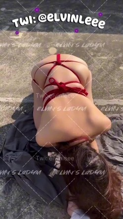 推特顶级大神【elc调教师】能肏能玩，各种模特网红女神滴蜡走绳喝尿露出羞耻训成母狗 截图15