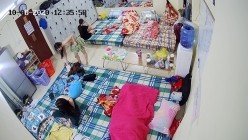 监控偷拍缅北电信诈骗公司女员工集体大通铺睡觉 ️有业绩才能回家 截图7