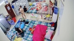 监控偷拍缅北电信诈骗公司女员工集体大通铺睡觉 ️有业绩才能回家 截图10