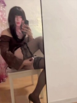 圣诞狂欢 Cindy腿腿 国产极品人气TS，长相清纯身材一流，一双纤细的大长腿，不输任何女人 截图7