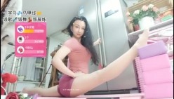 瑜伽老师 舞动天籁 这颜值得吃什么才有这样漂亮，一字腿 钢管舞、自慰揉穴 真诱惑！ 截图11