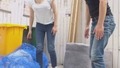 caribbeancom-120322_001 淫乱人妻が浮きブラでゴミ出しをするワケ ～ムラムラした朝は隣人を誘惑しちゃいたい～ 截图6