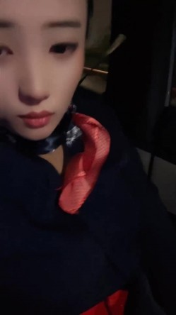 【小鱼糕冷】巨乳空姐~! 机场直播~跳蛋自慰~与肥猪男啪啪 截图14