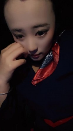 【小鱼糕冷】巨乳空姐~! 机场直播~跳蛋自慰~与肥猪男啪啪 截图16