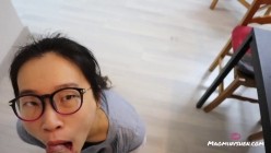 斯文眼镜露脸反差婊，国人留学生【Maominvshen】不好好学习甘心做长毛老外的母狗 截图13