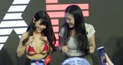 台北国际成人展真实现场 旋转女优抖奶热舞 截图11