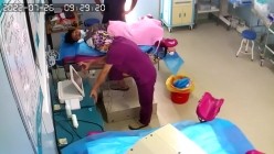 最新流出 黑客破解国内某乡镇医院偷拍产房孕妇顺产高清视频流出 截图12