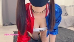 INS油管顶级瑜伽网红【TheJessieJiang】罕有全裸自慰道具真实插入，近景特写 截图3