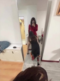 圣诞狂欢 Cindy腿腿 国产极品人气TS，长相清纯身材一流，一双纤细的大长腿，不输任何女人 截图6