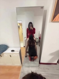 圣诞狂欢 Cindy腿腿 国产极品人气TS，长相清纯身材一流，一双纤细的大长腿，不输任何女人 截图11