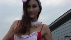 【车模】车展偷拍模特 车模 角度刁钻，全方位视角 截图2