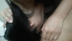 TW情侣泄密流出 还算漂亮的原住民女友羞涩对话超精彩 ️偷偷在房内做爱 截图14
