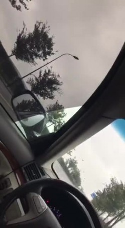 白皙漂亮的美女看见出差刚回来的男友突然开车接她下班,兴奋不已说：今天在车上玩玩吧.2人在马路边玩车震! 截图13