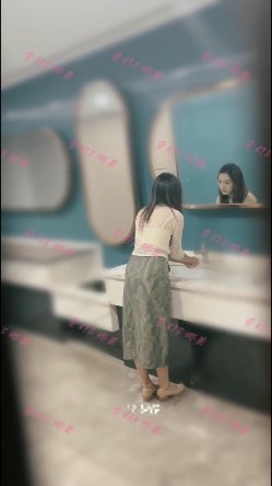 商圈女厕开闪光灯偷拍 ️传媒公司长裙芭蕾舞鞋白领姐姐尿尿 截图9
