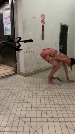 母狗调教训练推特大佬【太子】私拍，各种社死调教反差模特骚女，狗链露出爬行啪啪能玩的都玩了 截图16