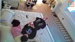 酒店偷拍颜值甜美仙女裙美女深夜入住被男友内射两次 截图1