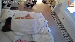 酒店偷拍颜值甜美仙女裙美女深夜入住被男友内射两次 截图8