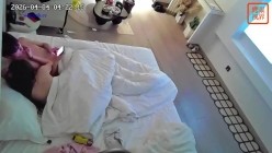 酒店偷拍颜值甜美仙女裙美女深夜入住被男友内射两次 截图15