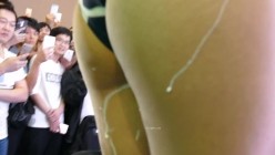 广州大型成人用品展 ️大奶模特各种无底线故意漏奶漏毛 截图5
