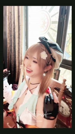 高端ACG业界女神爆机少女▌喵小吉▌六月番 莱莎的炼金工房2 蜜穴超诱人 原版高清4K花絮 截图4