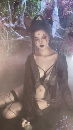 极致Cosplay，网红女神【阿薰kaOri】黑神话蜘蛛精四妹 截图15