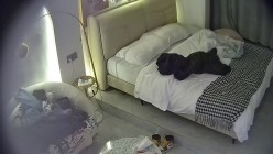 酒店偷拍连续3天入住的年轻情侣古灵精怪的双马尾可爱甜妹被男友不分日夜操了几次 截图13