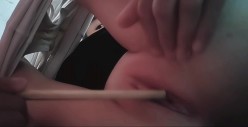 冒充舞蹈老师，考核白虎妹自慰，被老妈突然发现，提裤子慌忙跑路 截图16